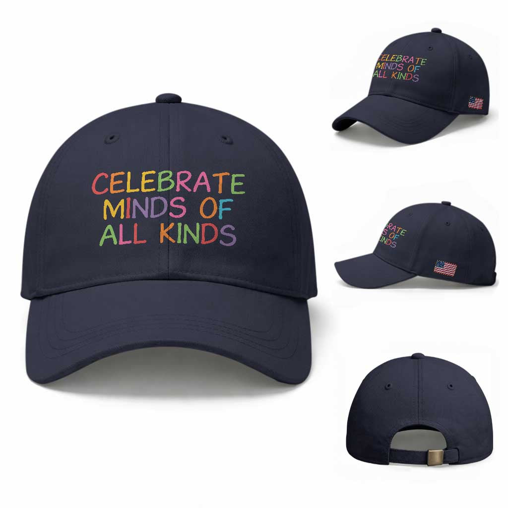 Autism Acceptance Baseball Cap Celebrate Minds of All Kinds