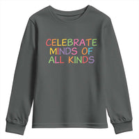 Autism Acceptance Youth Sweatshirt Celebrate Minds of All Kinds
