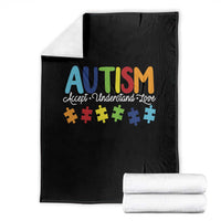 Autism Acceptance Throw Blanket Accept Understand Love Special Education Teacher Gift