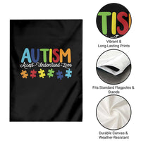 Autism Acceptance Garden Flag Accept Understand Love Special Education Teacher Gift