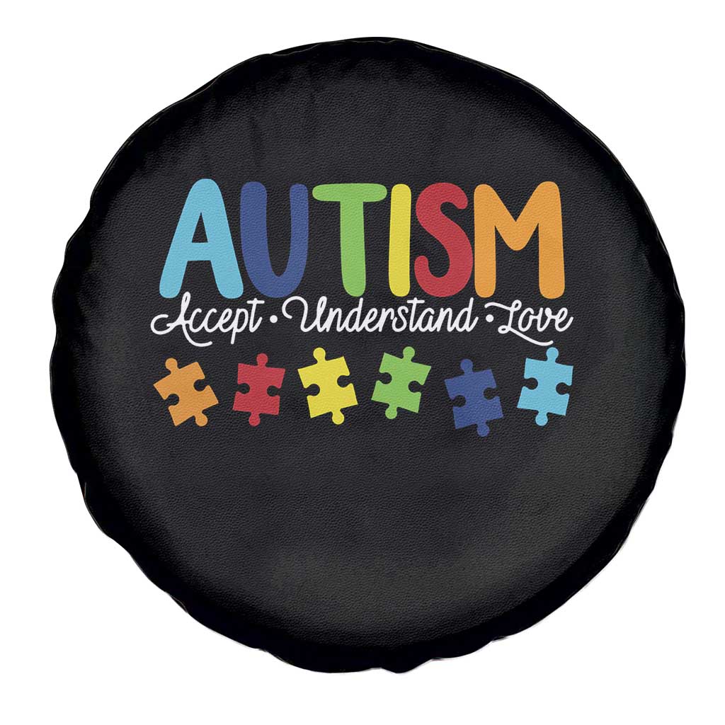 Autism Acceptance Spare Tire Cover Accept Understand Love Special Education Teacher Gift