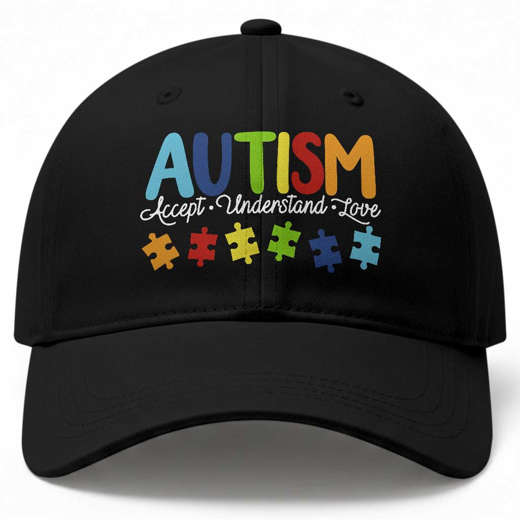 Autism Acceptance Baseball Cap Accept Understand Love Special Education Teacher Gift