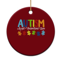 Autism Acceptance Ceramic Ornament Accept Understand Love Special Education Teacher Gift