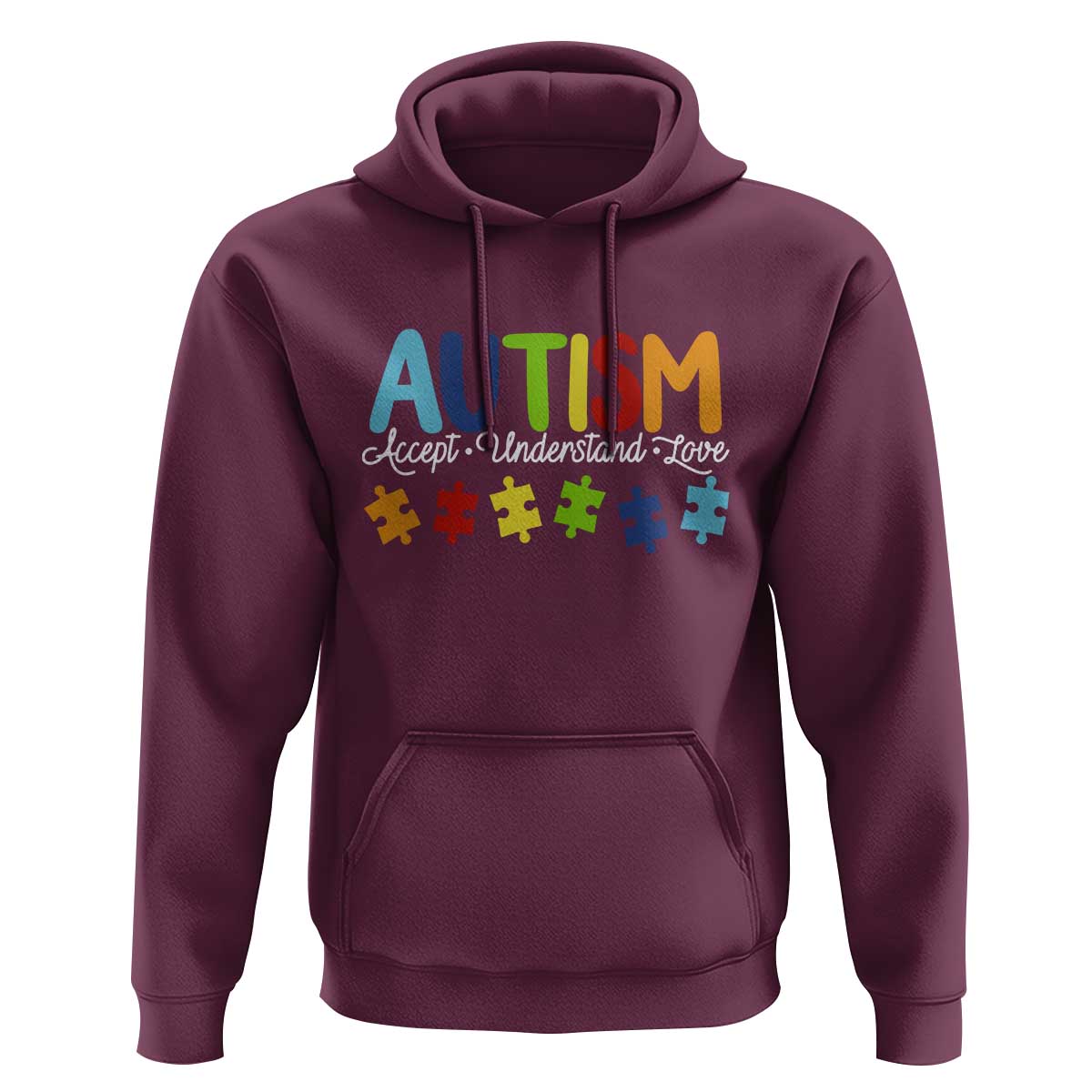 Autism Acceptance Hoodie Accept Understand Love Special Education Teacher Gift
