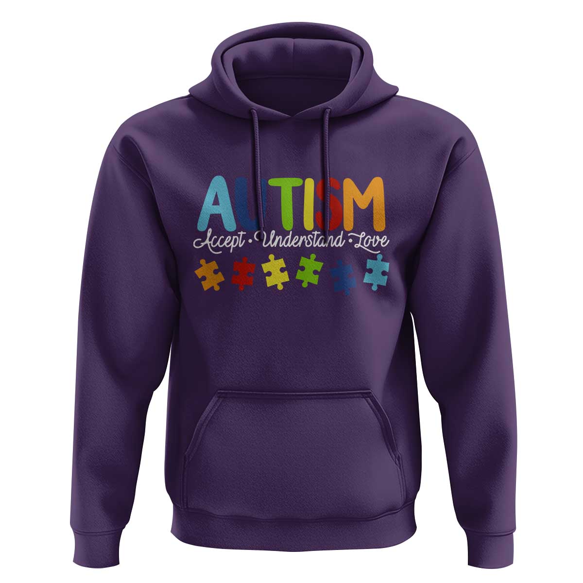 Autism Acceptance Hoodie Accept Understand Love Special Education Teacher Gift