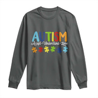 Autism Acceptance Long Sleeve Shirt Accept Understand Love Special Education Teacher Gift