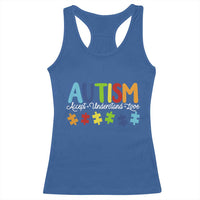 Autism Acceptance Racerback Tank Top Accept Understand Love Special Education Teacher Gift
