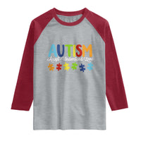 Autism Acceptance Raglan Shirt Accept Understand Love Special Education Teacher Gift