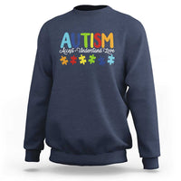 Autism Acceptance Sweatshirt Accept Understand Love Special Education Teacher Gift