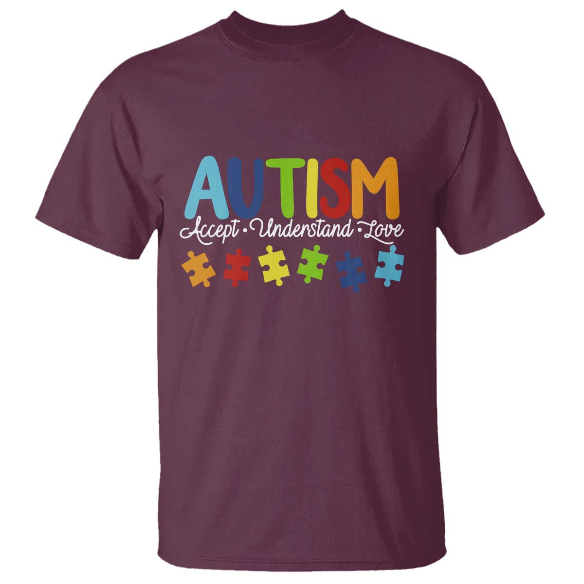 Autism Acceptance T Shirt Accept Understand Love Special Education Teacher Gift