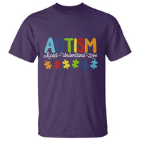 Autism Acceptance T Shirt Accept Understand Love Special Education Teacher Gift