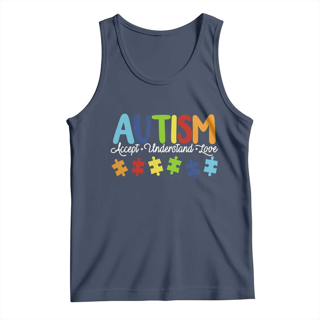 Autism Acceptance Tank Top Accept Understand Love Special Education Teacher Gift