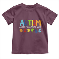 Autism Acceptance Toddler T Shirt Accept Understand Love Special Education Teacher Gift