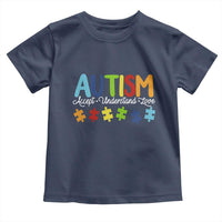 Autism Acceptance Toddler T Shirt Accept Understand Love Special Education Teacher Gift
