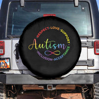 Autism Acceptance Spare Tire Cover Respect Love Support Autism Awareness Month