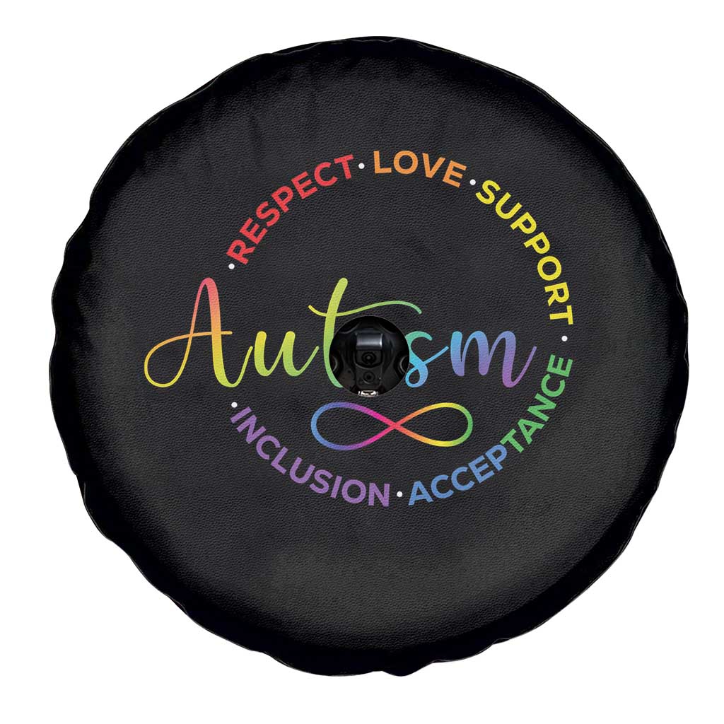 Autism Acceptance Spare Tire Cover Respect Love Support Autism Awareness Month