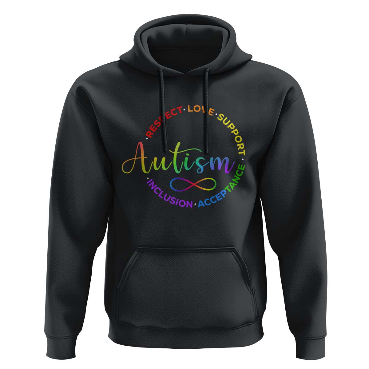 Autism Acceptance Hoodie Respect Love Support Autism Awareness Month