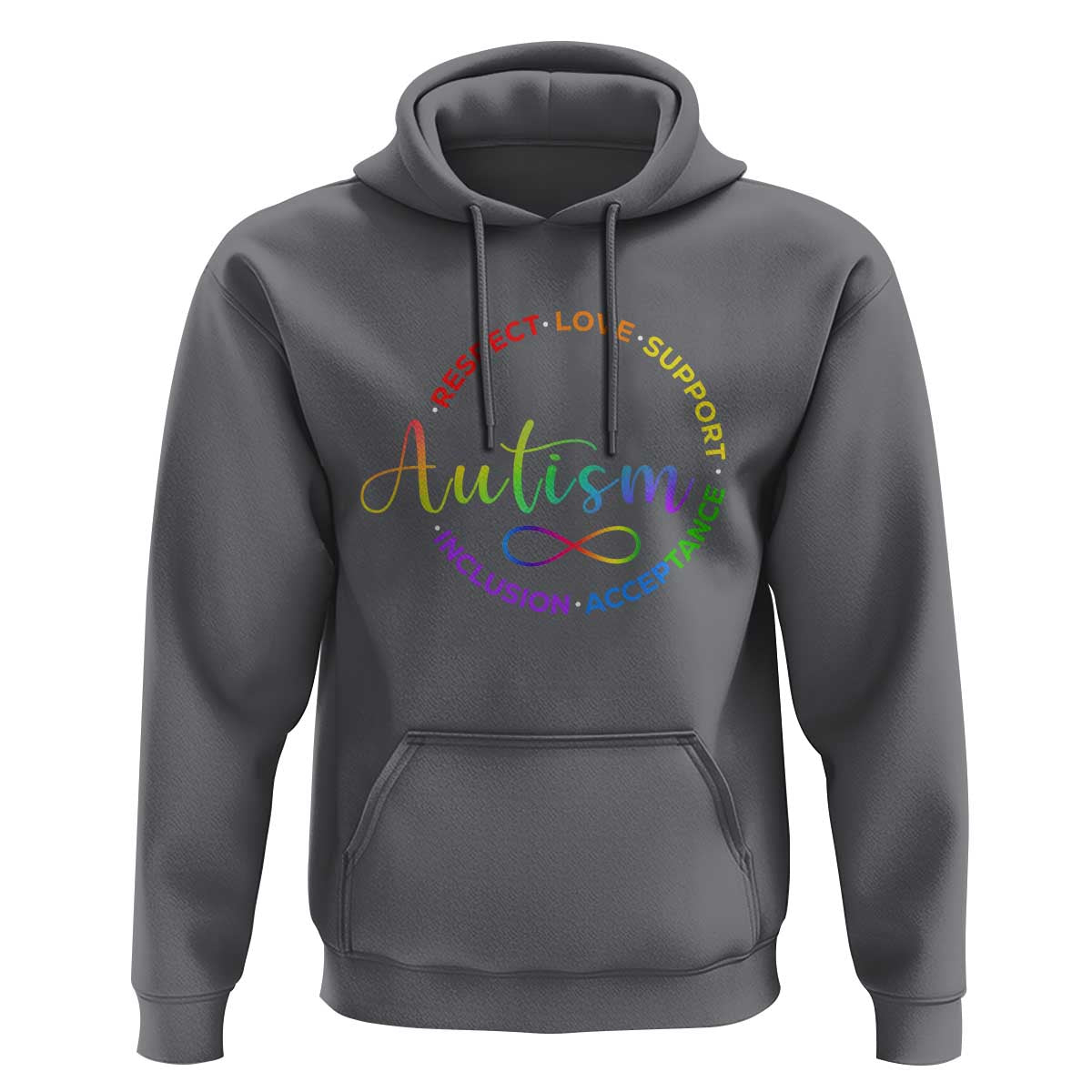 Autism Acceptance Hoodie Respect Love Support Autism Awareness Month