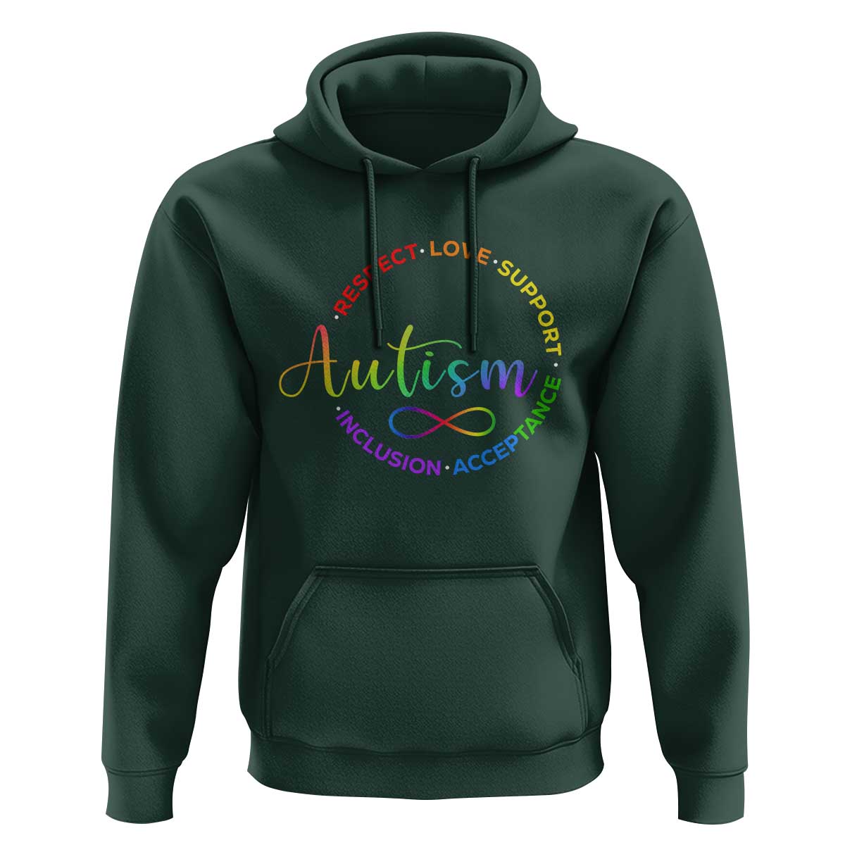 Autism Acceptance Hoodie Respect Love Support Autism Awareness Month