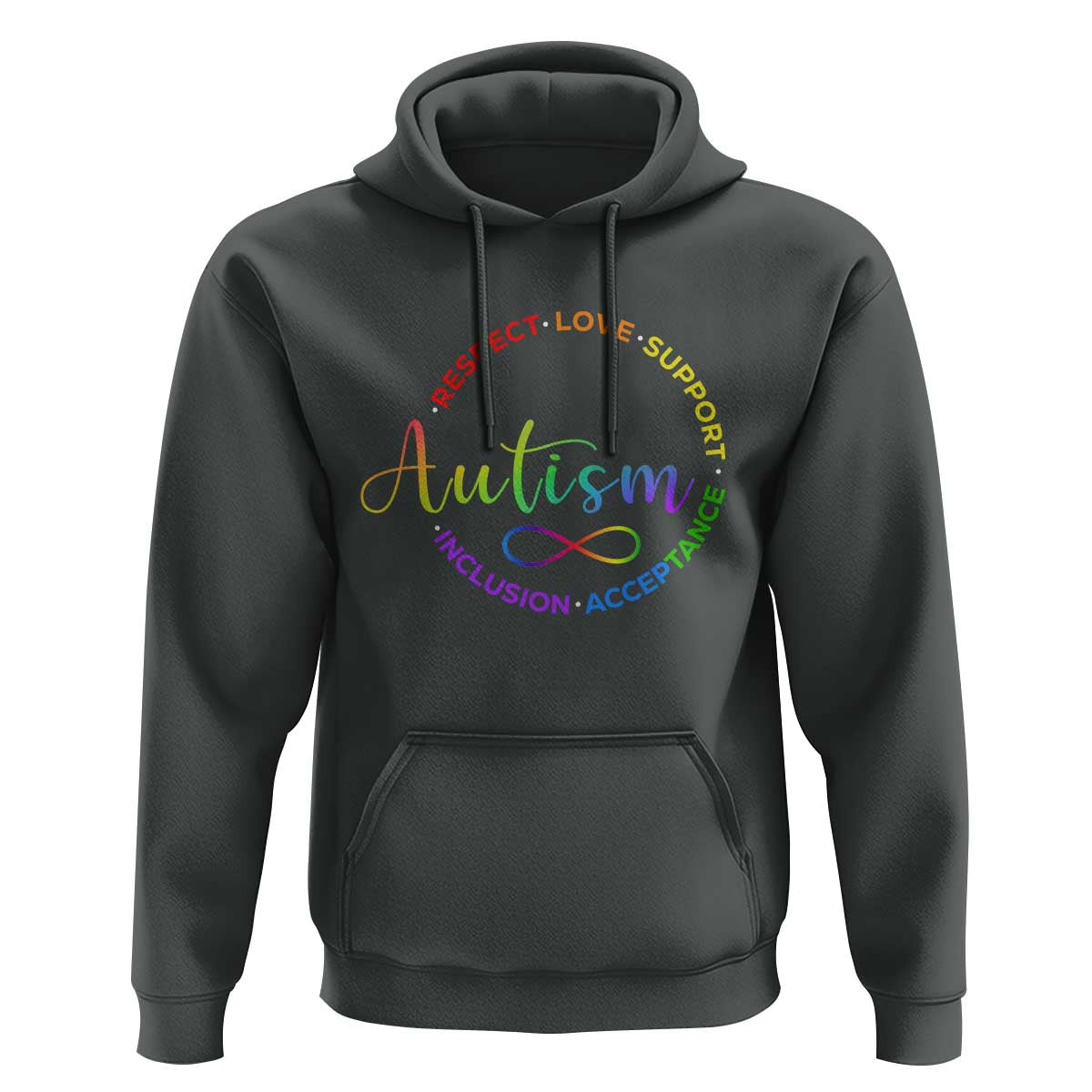 Autism Acceptance Hoodie Respect Love Support Autism Awareness Month
