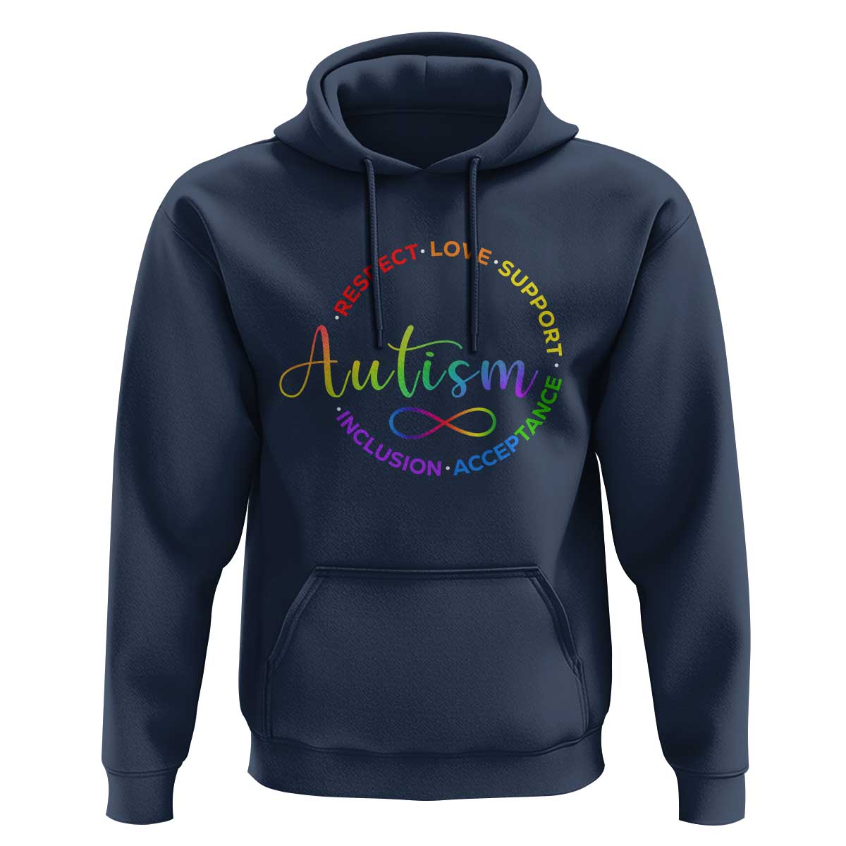 Autism Acceptance Hoodie Respect Love Support Autism Awareness Month