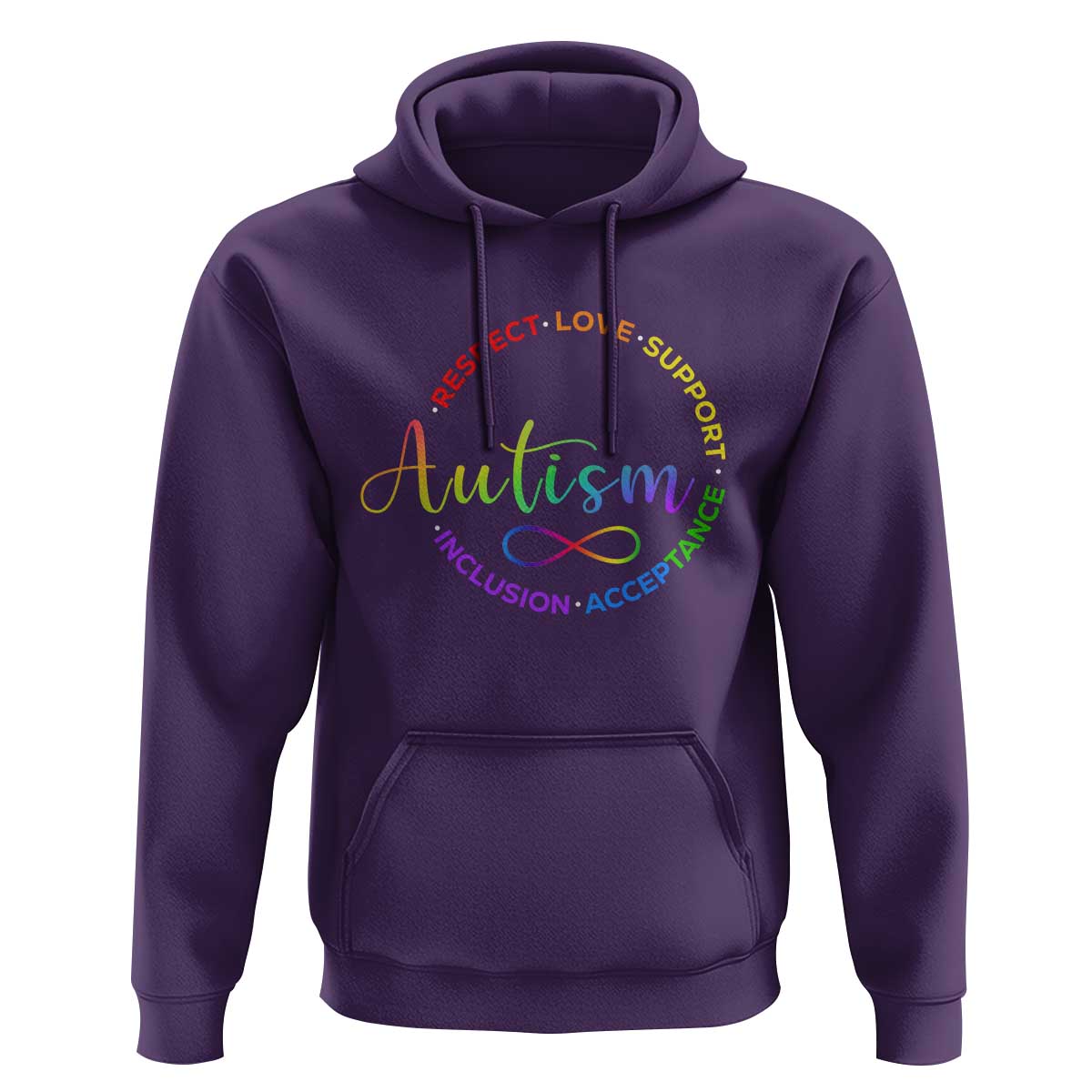 Autism Acceptance Hoodie Respect Love Support Autism Awareness Month