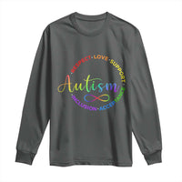 Autism Acceptance Long Sleeve Shirt Respect Love Support Autism Awareness Month