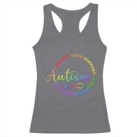 Autism Acceptance Racerback Tank Top Respect Love Support Autism Awareness Month