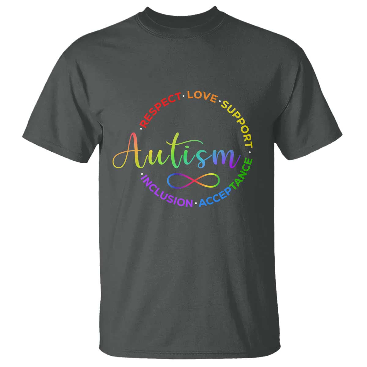 Autism Acceptance T Shirt Respect Love Support Autism Awareness Month