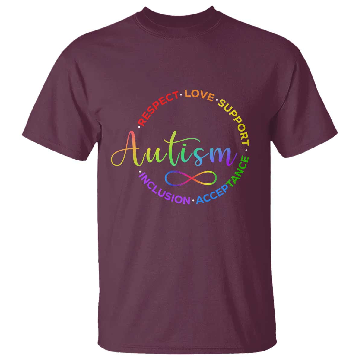 Autism Acceptance T Shirt Respect Love Support Autism Awareness Month