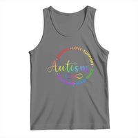 Autism Acceptance Tank Top Respect Love Support Autism Awareness Month