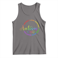 Autism Acceptance Tank Top Respect Love Support Autism Awareness Month