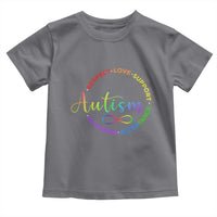 Autism Acceptance Toddler T Shirt Respect Love Support Autism Awareness Month