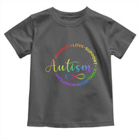 Autism Acceptance Toddler T Shirt Respect Love Support Autism Awareness Month