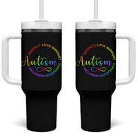 Autism Acceptance Tumbler With Handle Respect Love Support Autism Awareness Month