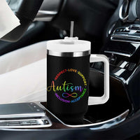 Autism Acceptance Tumbler With Handle Respect Love Support Autism Awareness Month