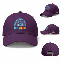 Autism Acceptance Baseball Cap Rainbow in April We Wear Blue Ribbon Autism
