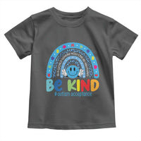 Autism Acceptance Toddler T Shirt Rainbow in April We Wear Blue Ribbon Autism