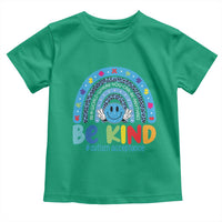 Autism Acceptance Toddler T Shirt Rainbow in April We Wear Blue Ribbon Autism