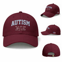 Autism Acceptance Baseball Cap Autistic Acceptance Inspirational