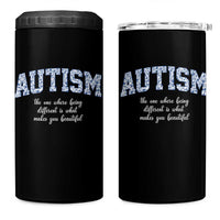 Autism Acceptance 4 in 1 Can Cooler Tumbler Autistic Acceptance Inspirational