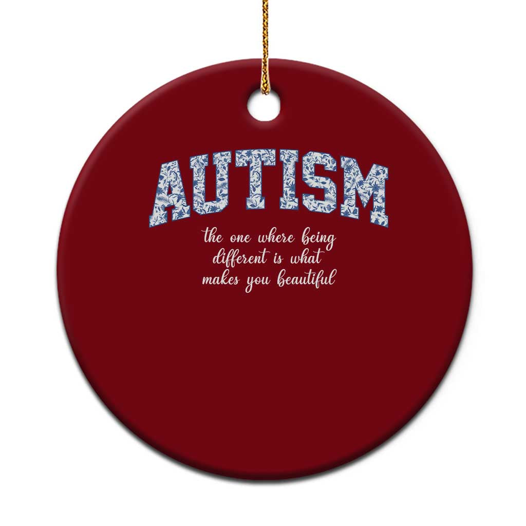 Autism Acceptance Ceramic Ornament Autistic Acceptance Inspirational