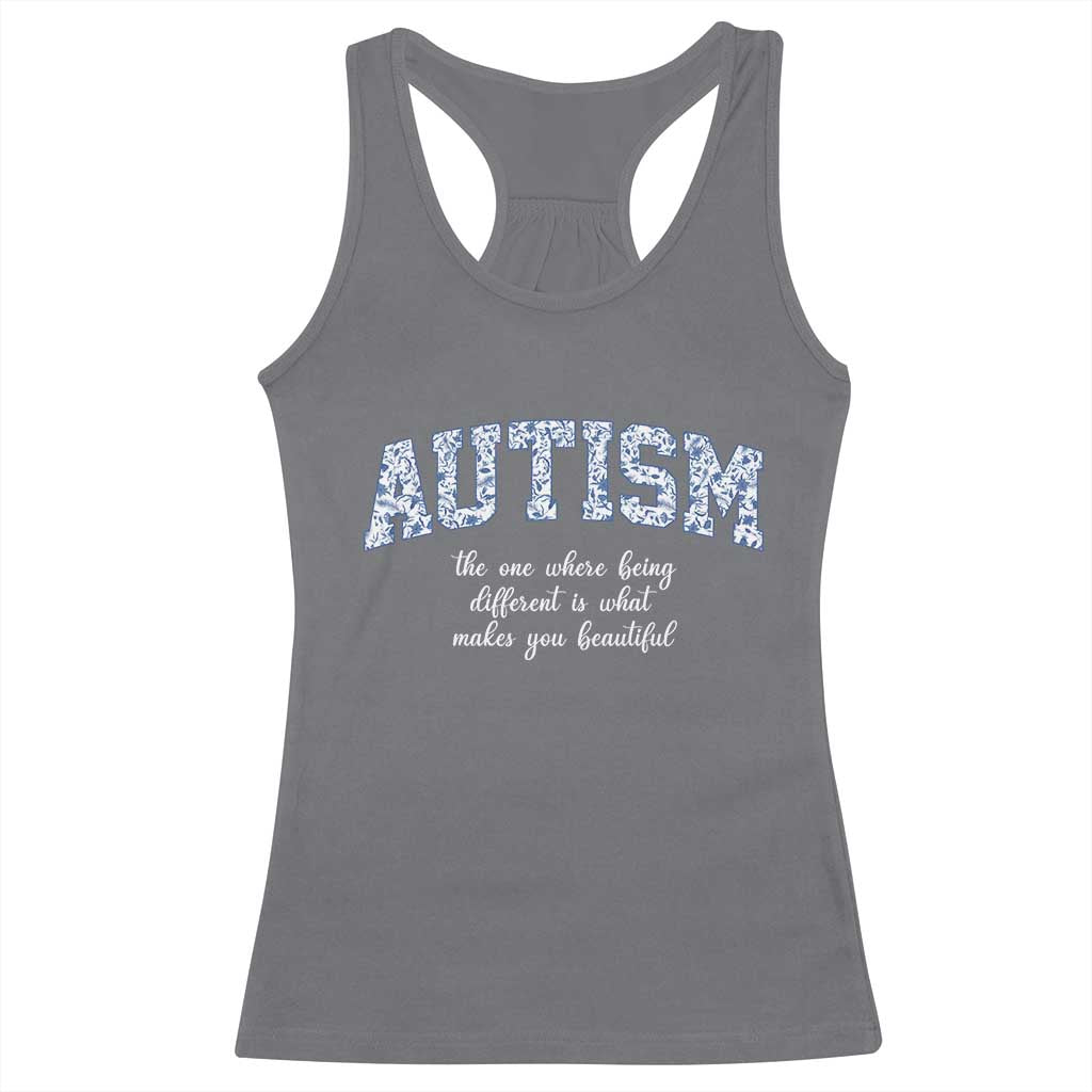 Autism Acceptance Racerback Tank Top Autistic Acceptance Inspirational