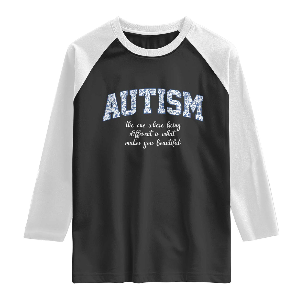 Autism Acceptance Raglan Shirt Autistic Acceptance Inspirational