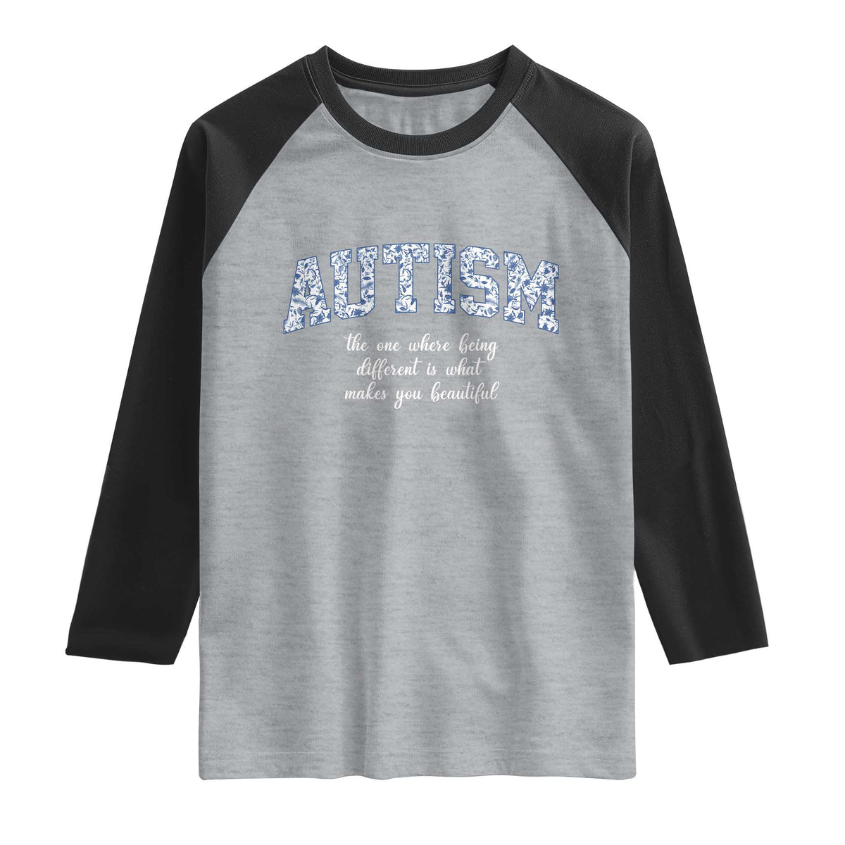 Autism Acceptance Raglan Shirt Autistic Acceptance Inspirational