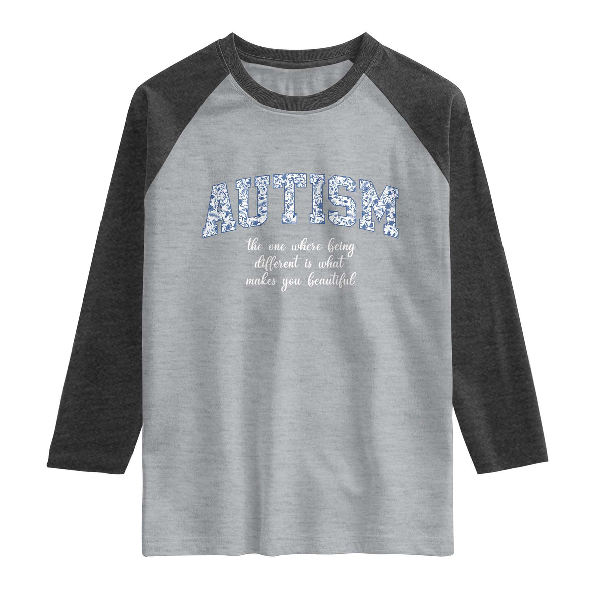 Autism Acceptance Raglan Shirt Autistic Acceptance Inspirational