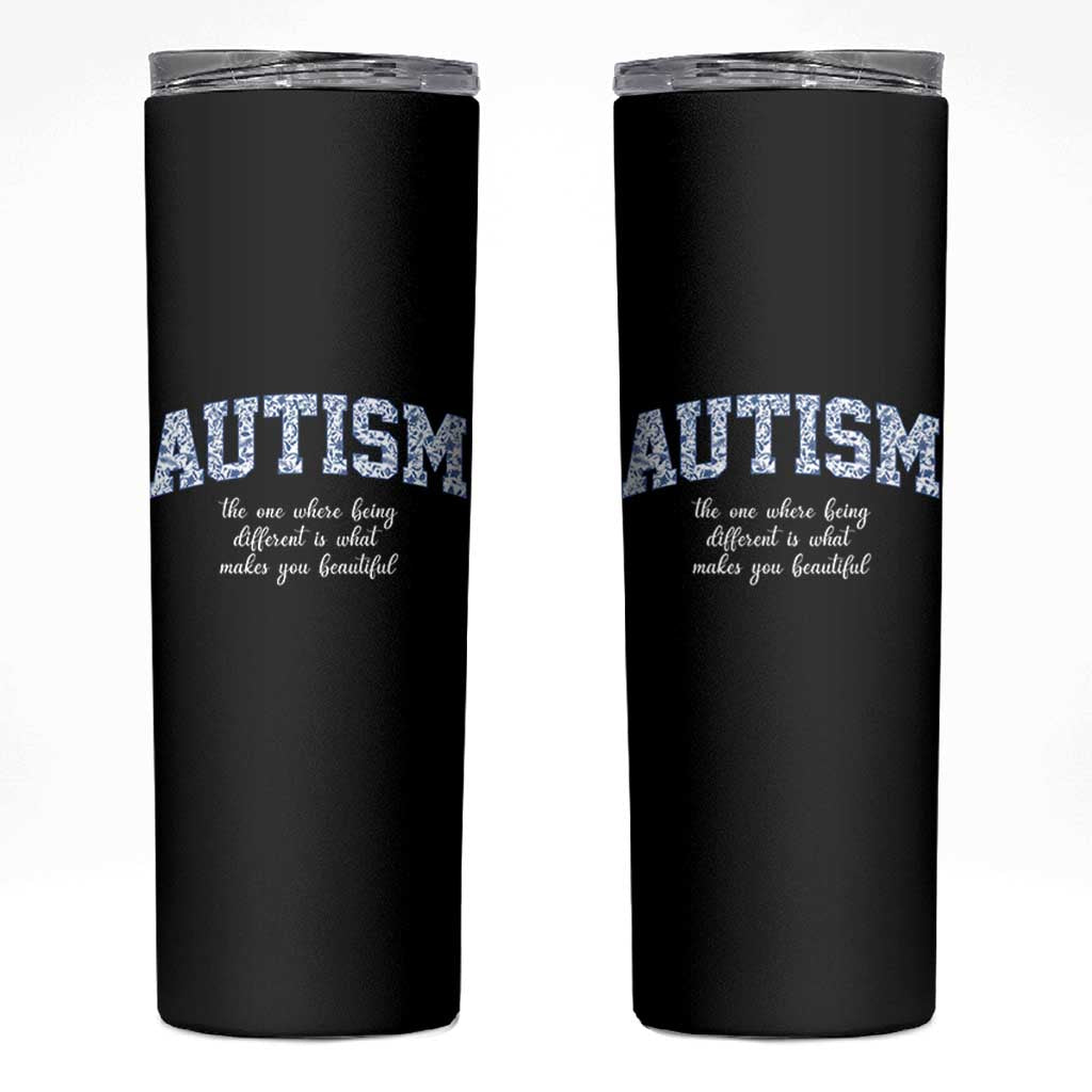 Autism Acceptance Skinny Tumbler Autistic Acceptance Inspirational