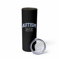 Autism Acceptance Skinny Tumbler Autistic Acceptance Inspirational