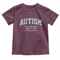Autism Acceptance Toddler T Shirt Autistic Acceptance Inspirational