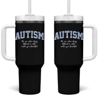 Autism Acceptance Tumbler With Handle Autistic Acceptance Inspirational